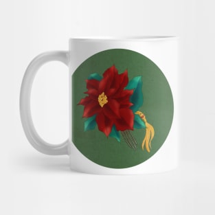 Minhwa: Poinsettia Hair Deco B Type Mug